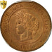 Coin, France, Cérès, 5 Centimes, 1896, Paris, PCGS, MS64RD, Bronze, KM:821.1