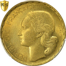 Coin, France, Guiraud, 50 Francs, 1954, Beaumont - Le Roger, PCGS, MS65