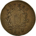 Moneta, STATI FRANCESI, ANTWERP, 5 Centimes, 1814, Anvers, BB, Bronzo, KM:2.2