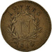 Coin, FRENCH STATES, ANTWERP, 5 Centimes, 1814, Anvers, EF(40-45), Bronze