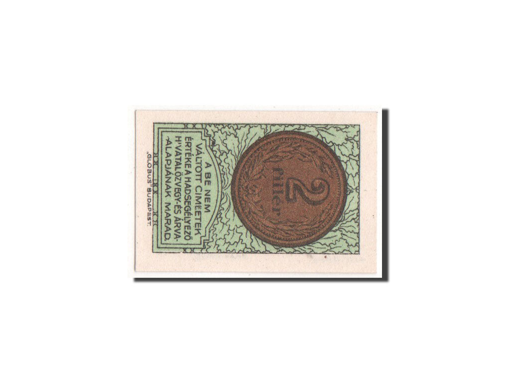 Hungary, Budapest, 2 Filler, 1916, Notgeld, Pick UNL, UNC
