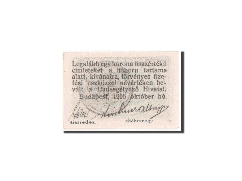 Hungary, Budapest, 2 Filler, 1916, Notgeld, Pick UNL, UNC