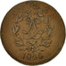 Moneta, STATI FRANCESI, ANTWERP, 10 Centimes, 1814, Anvers, MB, Bronzo, KM:7.2