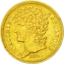 Moneda, Estados italianos, NAPLES, Joachim Murat, 20 Lire, 1813, MBC+, Oro