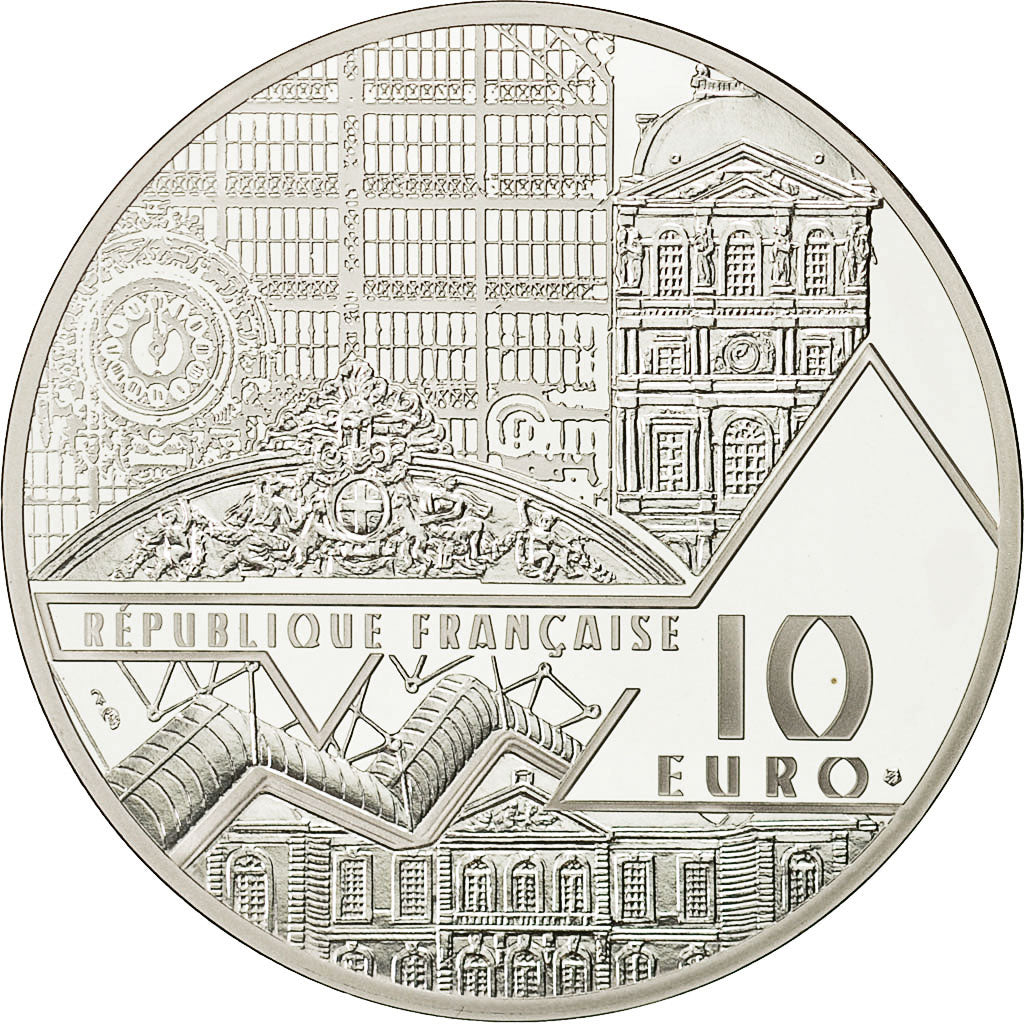 Frankrijk, Parijse munten, 10 Euro, Bal du Moulin de la Galette, 2018, Zilver