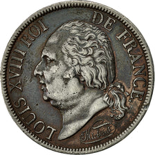 Coin, France, Louis XVIII, Concours de Michaut, 5 Francs, 1815, Paris, ESSAI