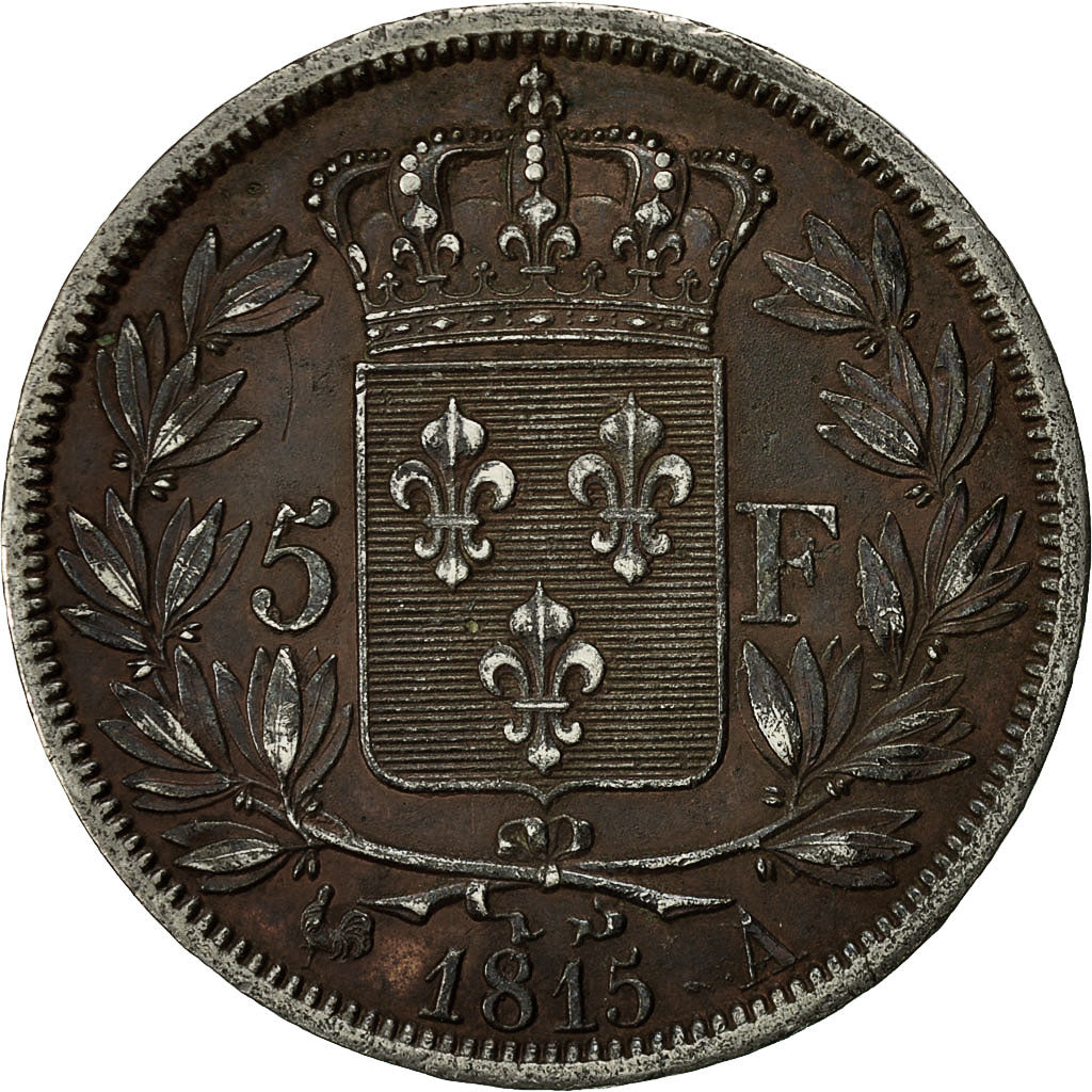 Coin, France, Louis XVIII, Concours de Michaut, 5 Francs, 1815, Paris, ESSAI
