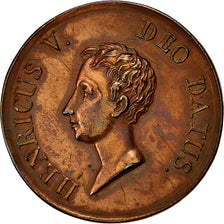 Münze, Frankreich, Henri V, 5 Francs, 1831, SS, Bronze, Gadoury:650
