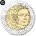 France, Monnaie de Paris, 2 Euro, Simone Veil, 2018, BE, Bimetallic