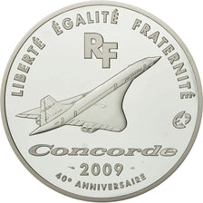 France, Monnaie de Paris, 50 Euro, Concorde, 2009, MS(65-70), Silver, KM:1597
