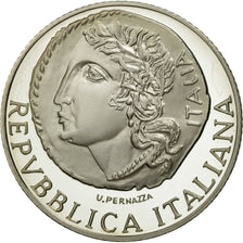 Coin, Italy, 2000 Lire, 1999, Rome, MS(65-70), Silver, KM:202