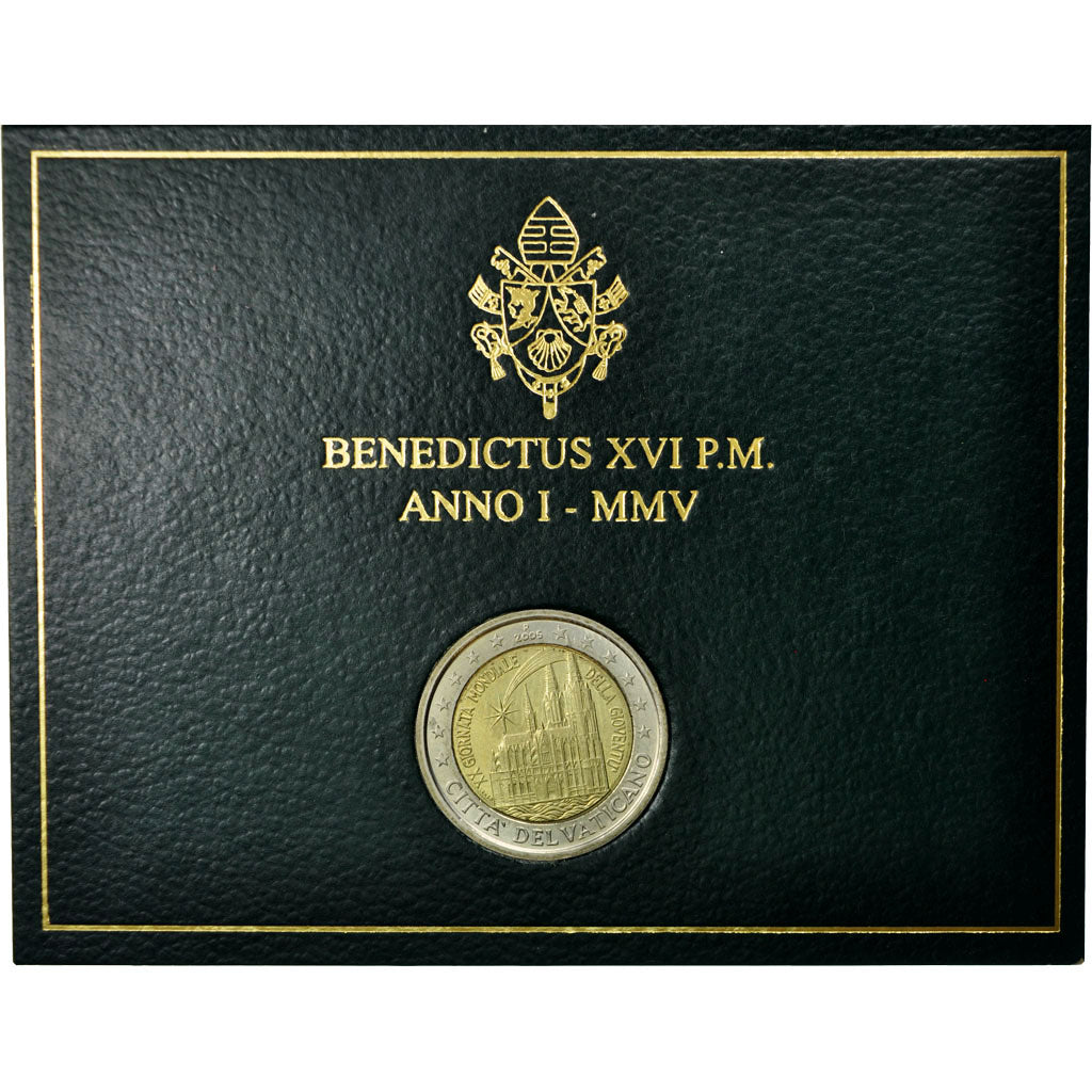 Vatican, 2 Euro, 2005, MS(65-70), Bi-Metallic