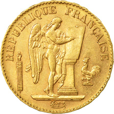 Moneda, Francia, Génie, 20 Francs, 1894, Paris, MBC+, Oro, KM:825, Gadoury:1063