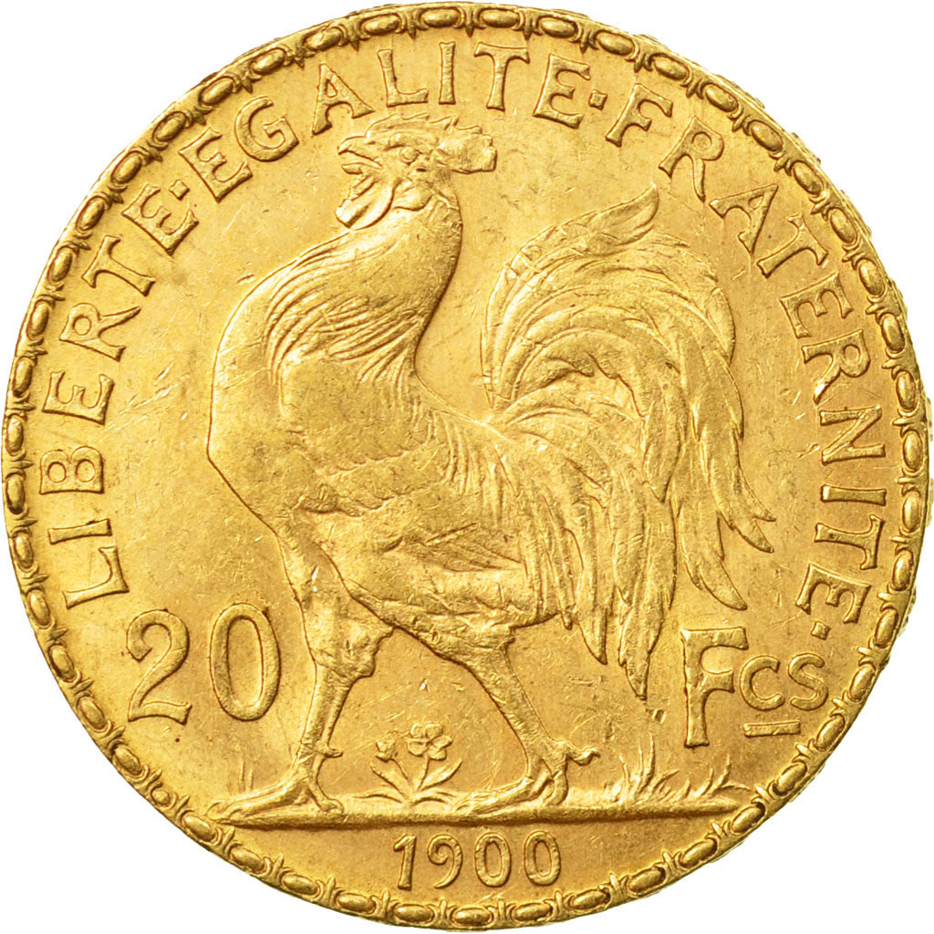 Coin, France, Marianne, 20 Francs, 1900, EF(40-45), Gold, KM:847, Gadoury:1064