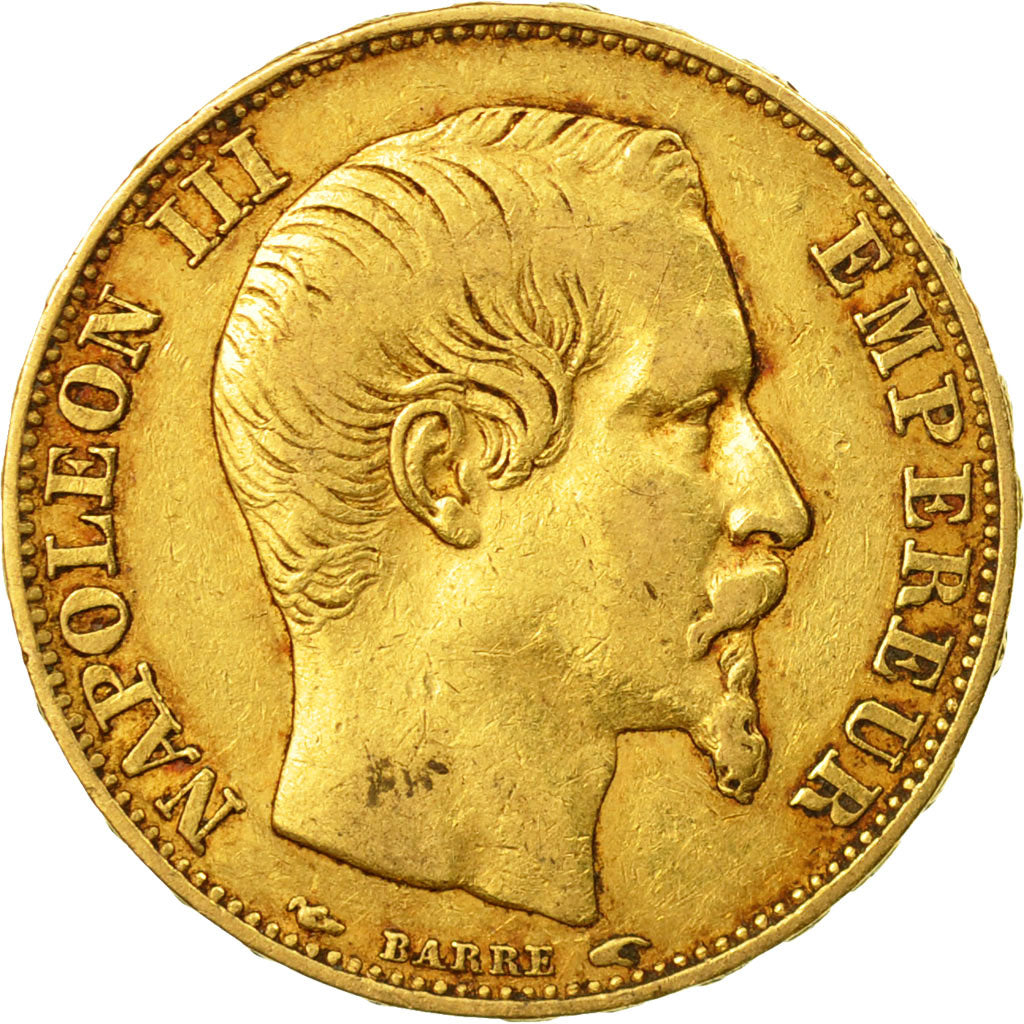 Monnaie, France, Napoleon III, 20 Francs, 1854, Paris, TB+, Or, KM:781.1