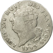 Coin, France, Écu de 6 livres françois, ECU, 6 Livres, 1793, Orléans