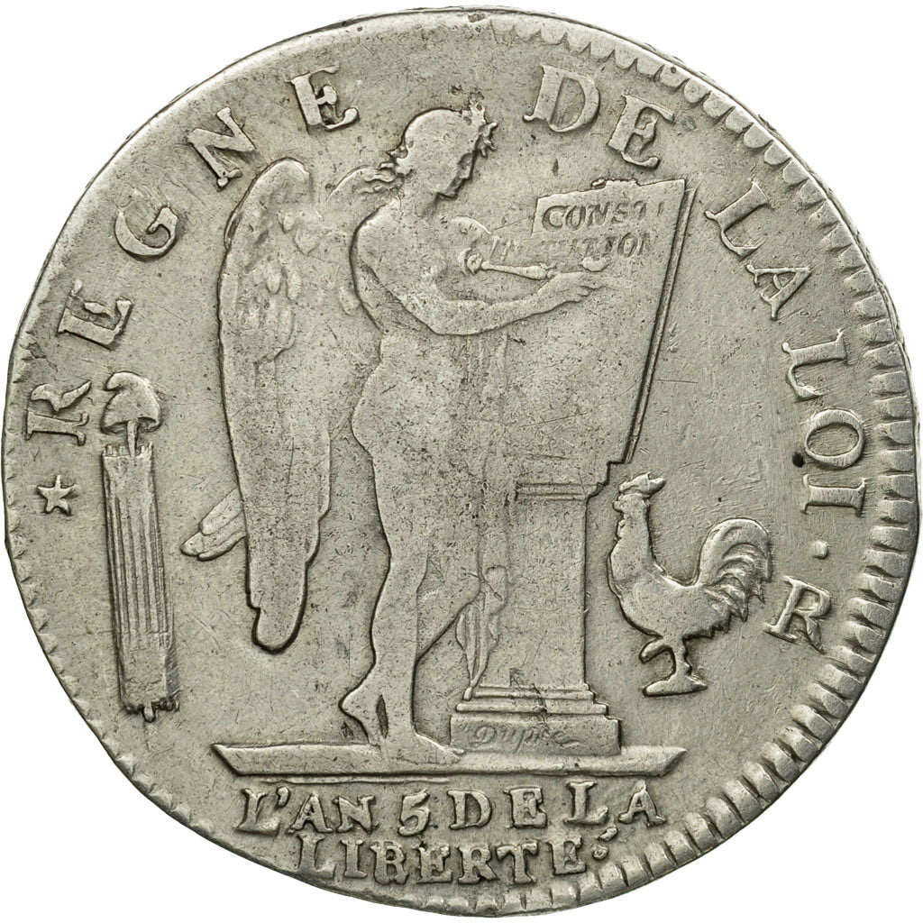 Coin, France, Écu de 6 livres françois, ECU, 6 Livres, 1793, Orléans