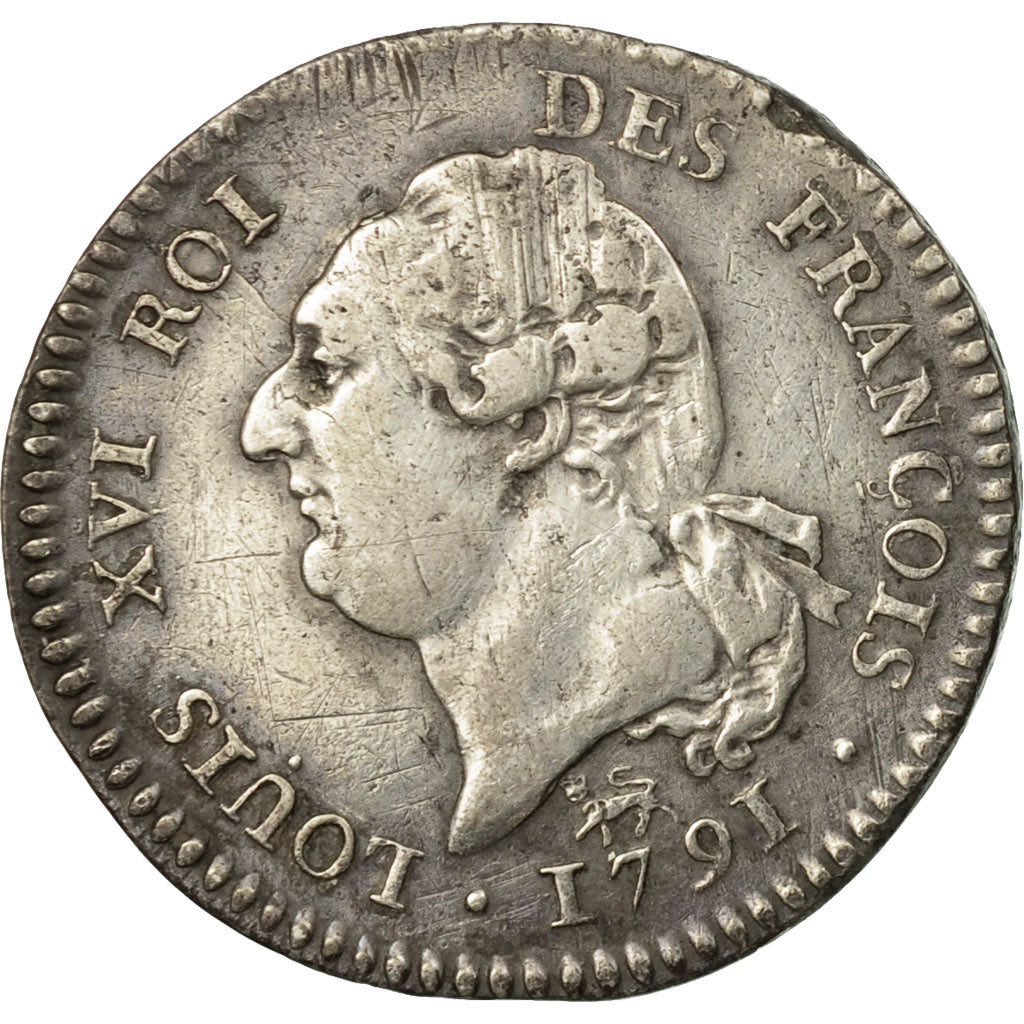 Münze, Frankreich, Louis XVI, 15 sols françois, 15 Sols, 1/8 ECU, 1791, Paris