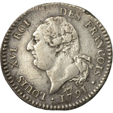 Münze, Frankreich, Louis XVI, 15 sols françois, 15 Sols, 1/8 ECU, 1791, Paris