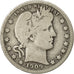 Monnaie, États-Unis, Barber Quarter, Quarter, 1909, U.S. Mint, New Orleans, B+