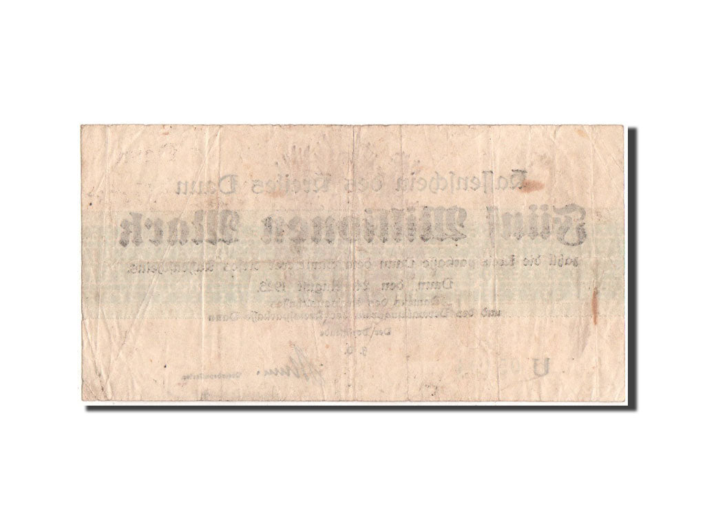 Germany, Kreises Daun, 5 Millions Mark, 24.8.1923, Notgeld, Pick UNL