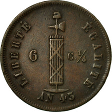 Coin, Haiti, 6-1/4 Centimes, 1846, EF(40-45), Copper, KM:29