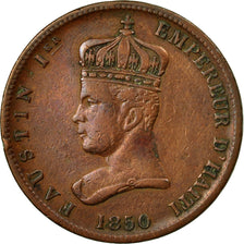 Coin, Haiti, 6-1/4 Centimes, 1850, VF(30-35), Copper, KM:38