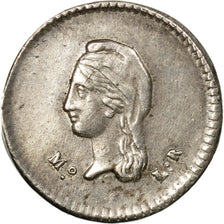 Coin, Mexico, 1/4 Real, Un Quarto/Una Quartilla, 1843, Mexico City, EF(40-45)