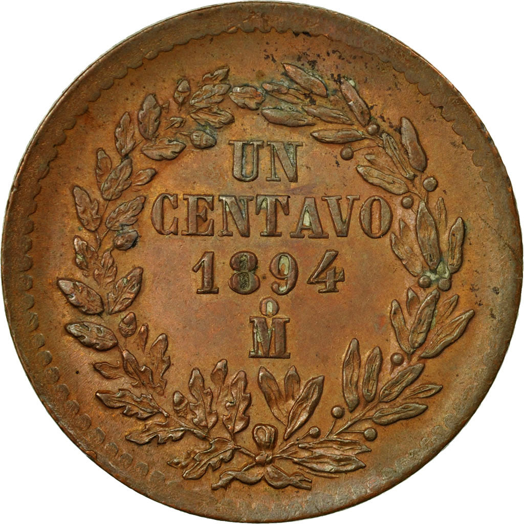 Moneda, México, Centavo, 1894, Mexico City, EBC, Cobre, KM:391.6