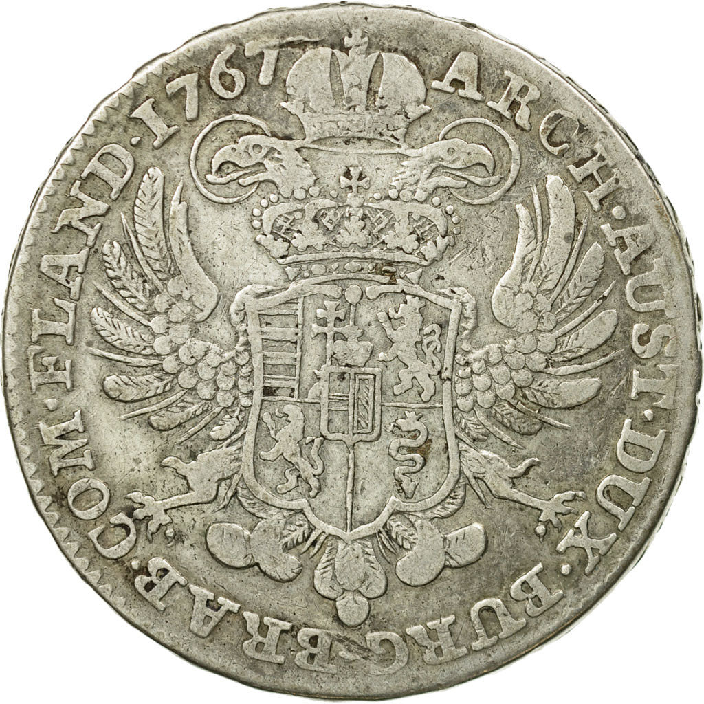 Coin, AUSTRIAN NETHERLANDS, Maria Theresa, Kronenthaler, 1767, Brussels