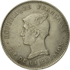 Coin, Réunion, 50 Centimes, 1896, EF(40-45), Copper-nickel, KM:4