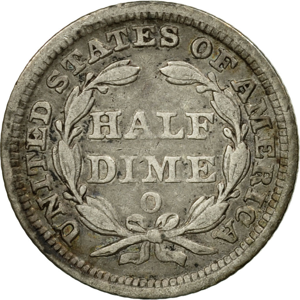 Munten, Verenigde Staten, Seated Liberty Half Dime, Half Dime, 1858, U.S. Mint