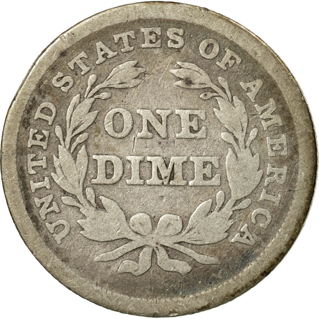 Monnaie, États-Unis, Seated Liberty Dime, Dime, 1837, U.S. Mint, Philadelphie
