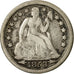 Coin, United States, Seated Liberty Dime, Dime, 1853, U.S. Mint, Philadelphia