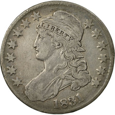 Moneda, Estados Unidos, Capped Bust, Half Dollar, 1831, U.S. Mint, Philadelphia