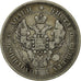 Monnaie, Russie, Nicholas I, 25 Kopeks, 1847, St. Petersburg, TTB, Argent
