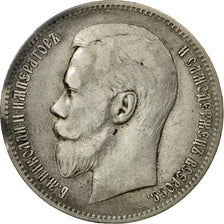 Coin, Russia, Nicholas II, Rouble, 1898, St. Petersburg, EF(40-45), Silver