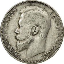 Coin, Russia, Nicholas II, Rouble, 1901, St. Petersburg, EF(40-45), Silver