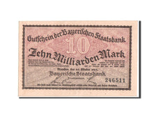 Geldschein, Deutschland, Munich, 10 Milliarden Mark, Bayerische Staatsbank
