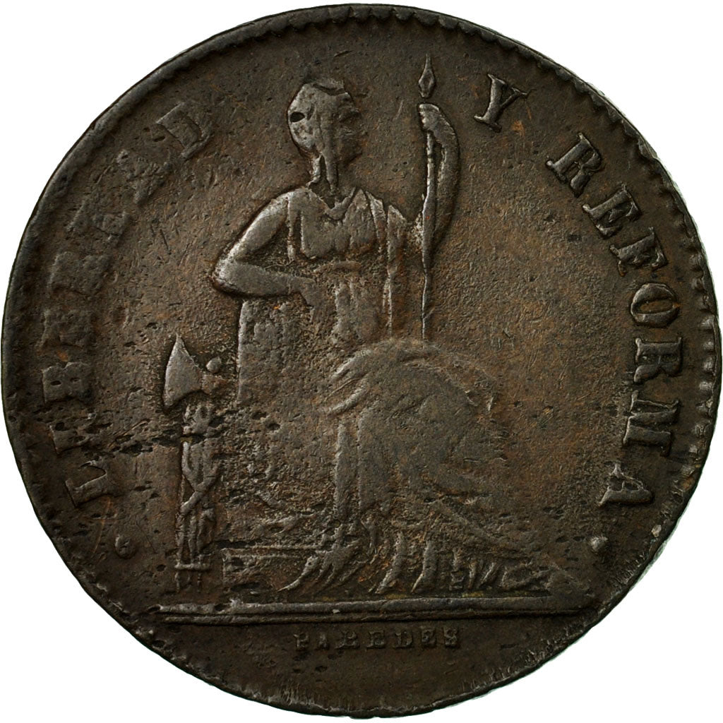 Coin, Mexico, Centavo, 1863, Mexico City, VF(20-25), Copper, KM:390