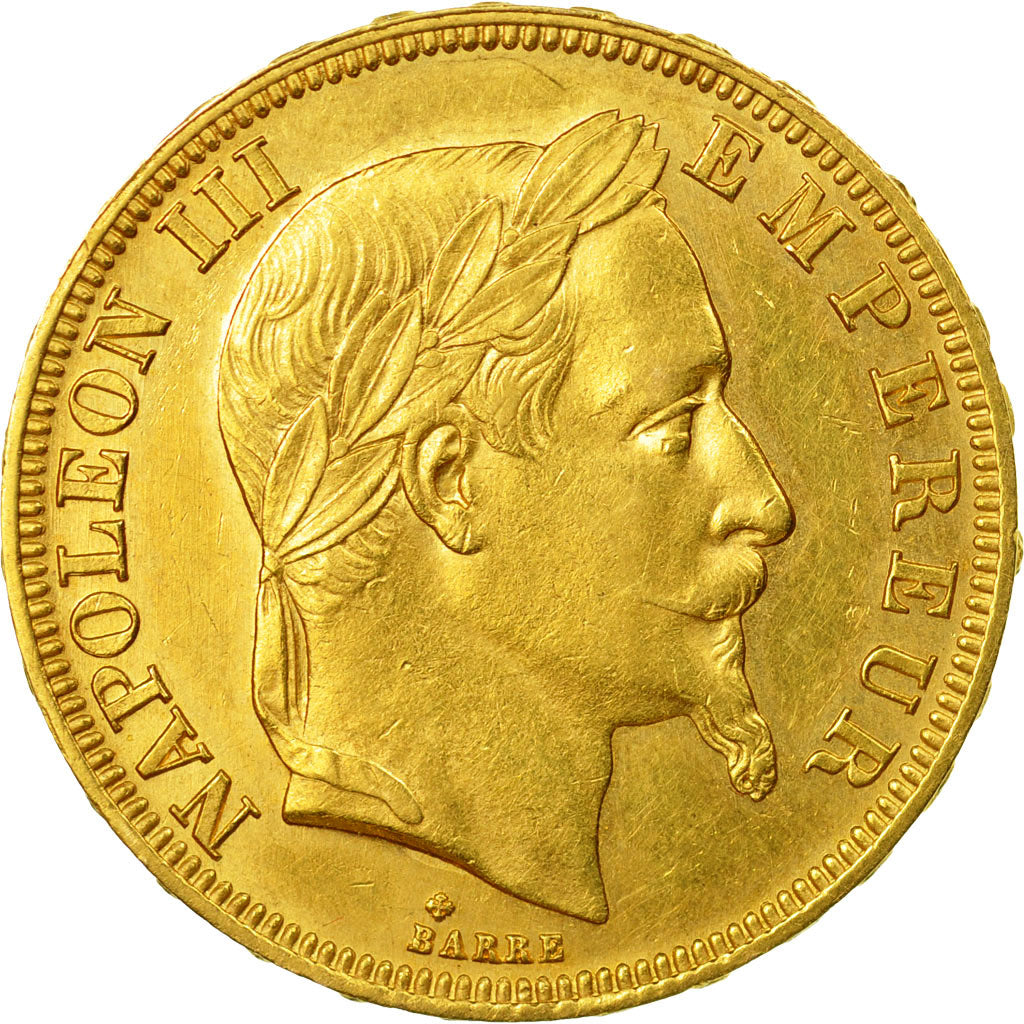 Münze, Frankreich, Napoleon III, Napoléon III, 50 Francs, 1866, Strasbourg