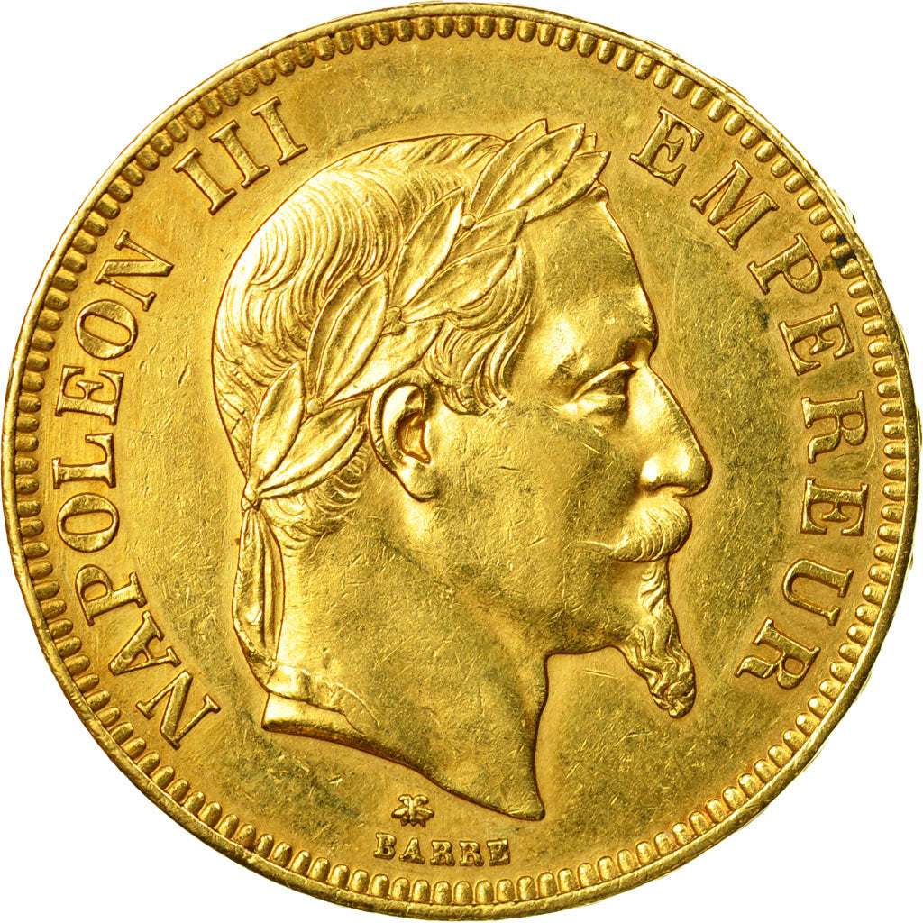 Münze, Frankreich, Napoleon III, Napoléon III, 100 Francs, 1864, Paris, VZ
