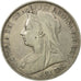 Coin, Great Britain, Victoria, Crown, 1896, London, EF(40-45), Silver, KM:783