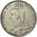 Coin, Great Britain, Victoria, Crown, 1887, London, EF(40-45), Silver, KM:765