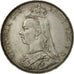 Coin, Great Britain, Victoria, Crown, 1889, London, EF(40-45), Silver, KM:765