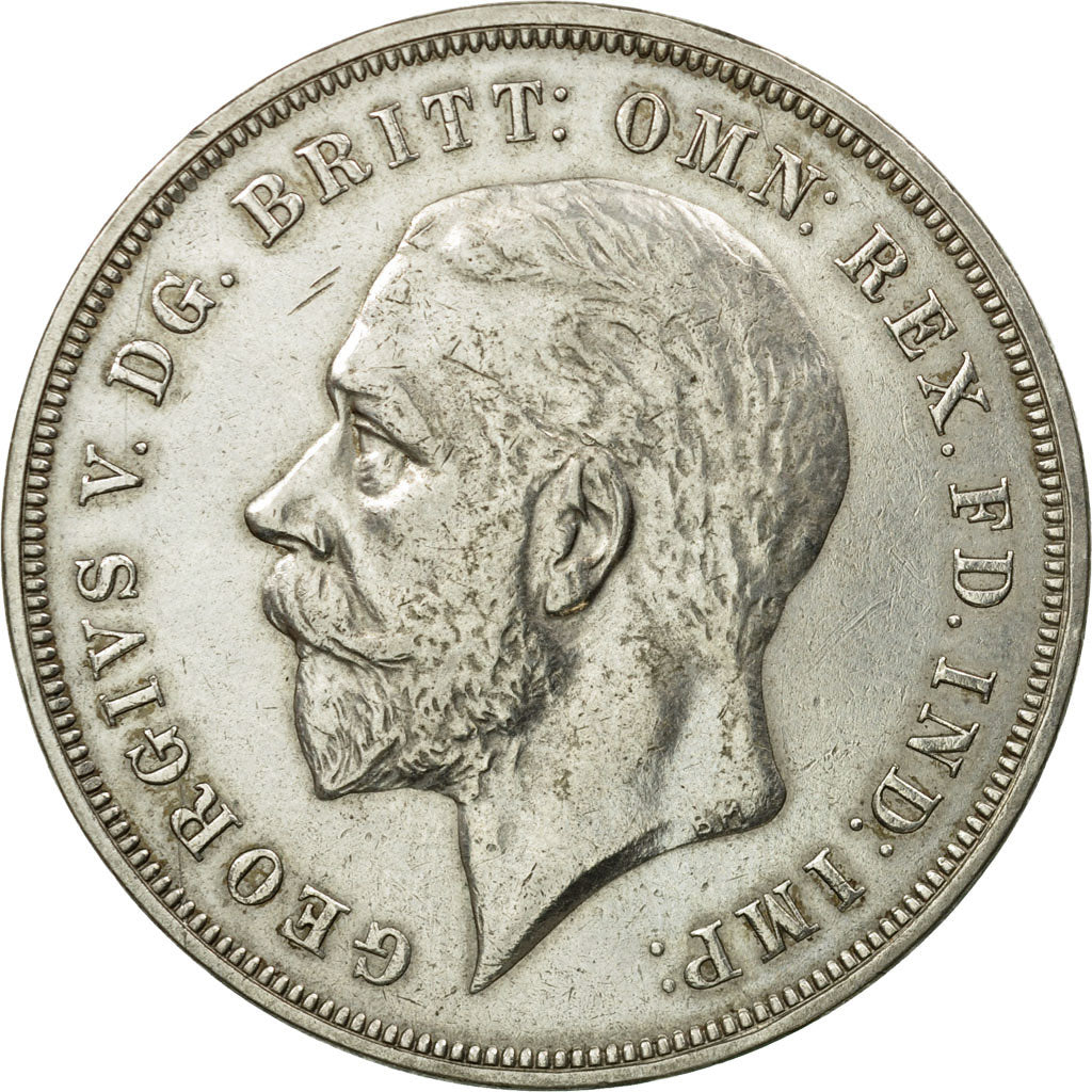 Coin, Great Britain, George V, Crown, 1935, AU(50-53), Silver, KM:842