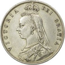 Coin, Great Britain, Victoria, 1/2 Crown, 1887, London, EF(40-45), Silver