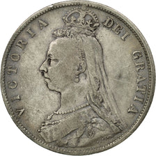 Münze, Großbritannien, Victoria, 1/2 Crown, 1889, London, S, Silber, KM:764