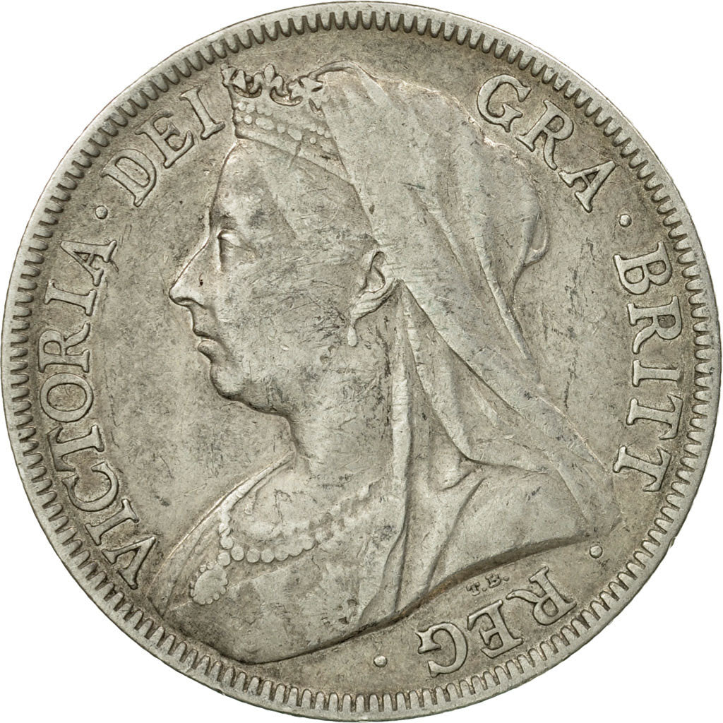 Coin, Great Britain, Victoria, 1/2 Crown, 1896, London, VF(30-35), Silver