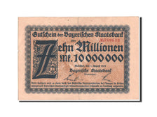 Germany, Bayerische Staatsbank, Munich, 10 Million Mark, 1.8.1923, Notgeld